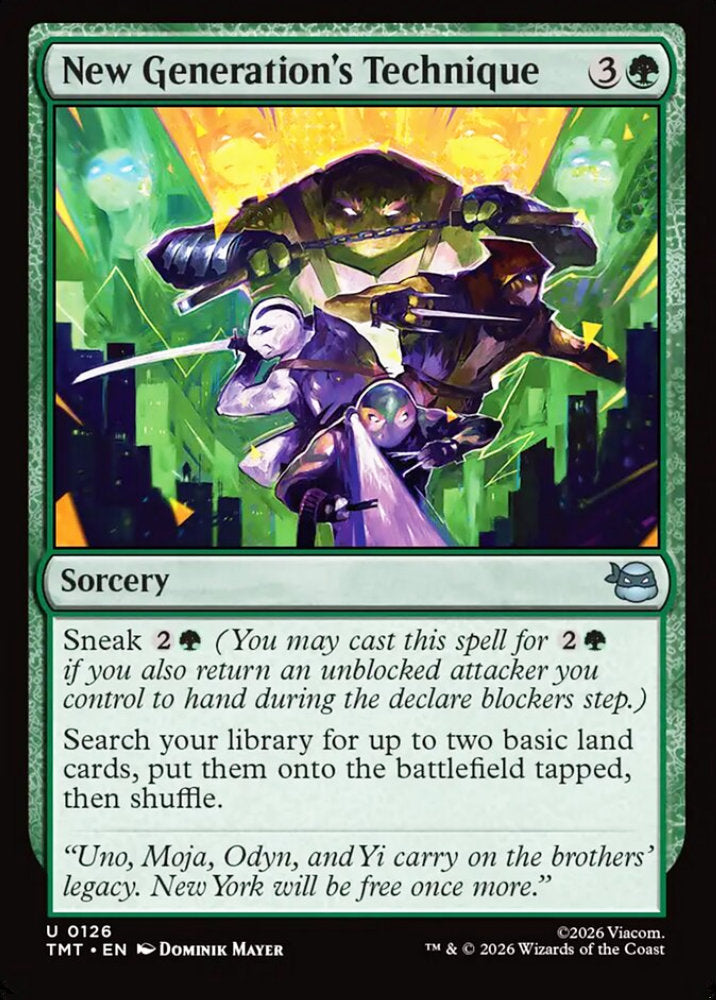 New Generation's Technique TMT Sorcery  NM