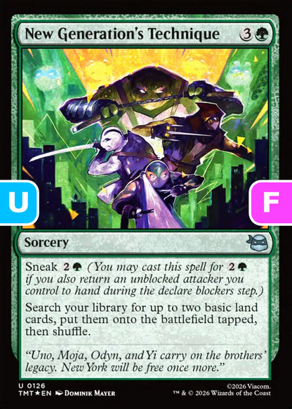 New Generation's Technique TMT Sorcery  *Foil* NM