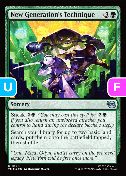 New Generation's Technique TMT Sorcery  *Foil* NM