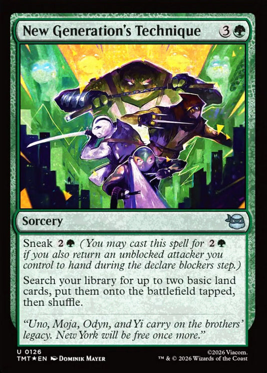 New Generation's Technique TMT Sorcery  *Foil* NM