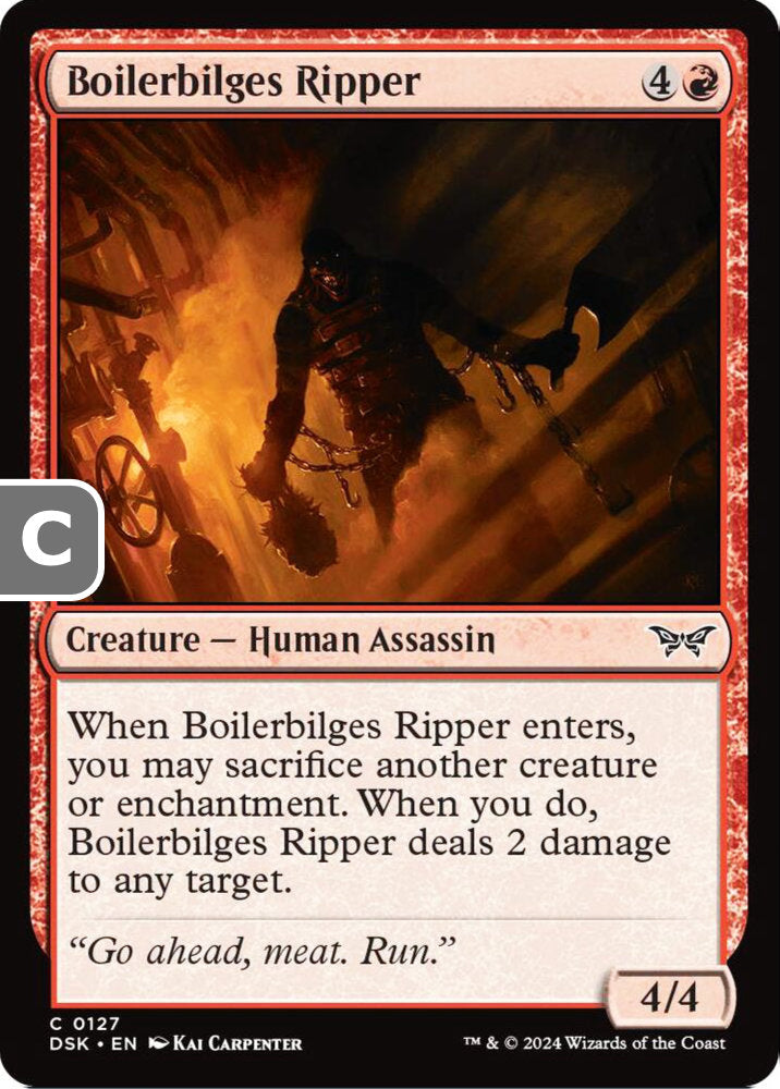 Boilerbilges Ripper DSK Creature Human Assassin NM
