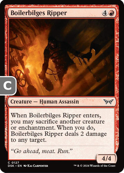 Boilerbilges Ripper DSK Creature Human Assassin NM