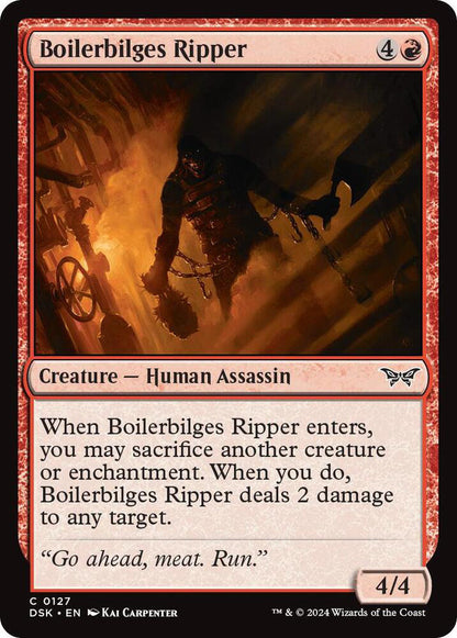 Boilerbilges Ripper DSK Creature Human Assassin NM