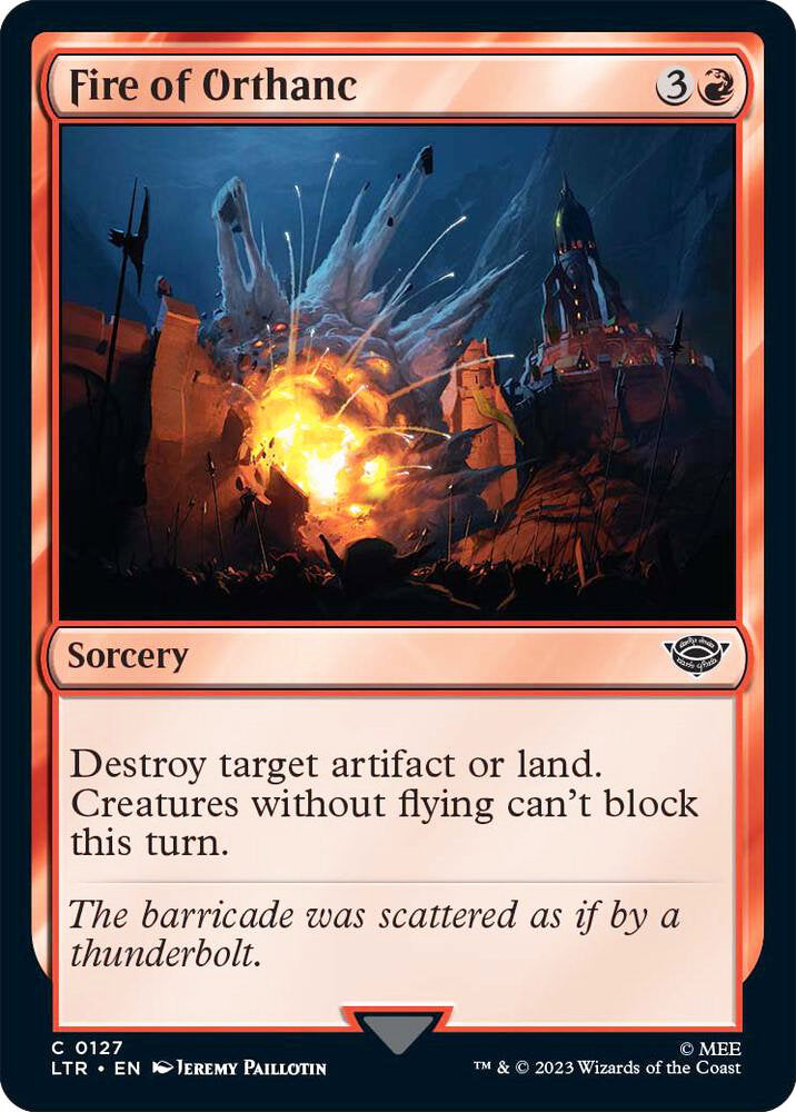 Fire of Orthanc LTR Sorcery  NM