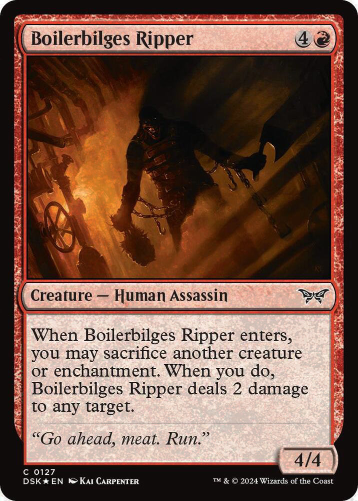 Boilerbilges Ripper DSK Creature Human Assassin *Foil* NM