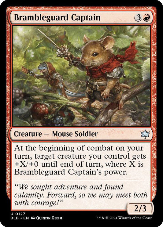 Brambleguard Captain BLB Creature Mouse Soldier NM