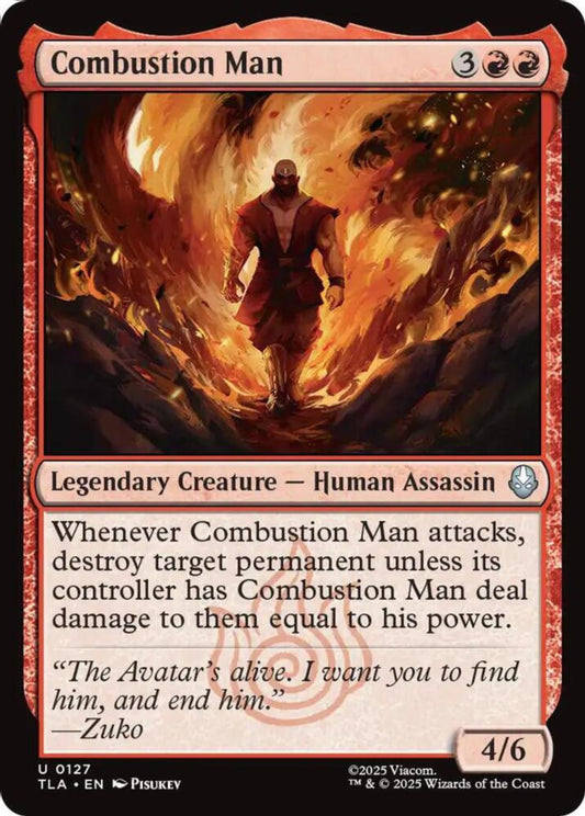 Combustion Man TLA Legendary Creature Human Assassin NM