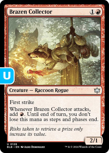 Brazen Collector BLB Creature Raccoon Rogue NM