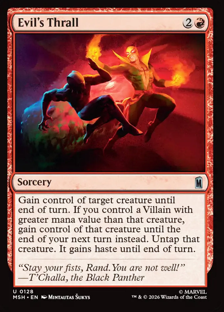 Evil's Thrall MSH Sorcery  NM