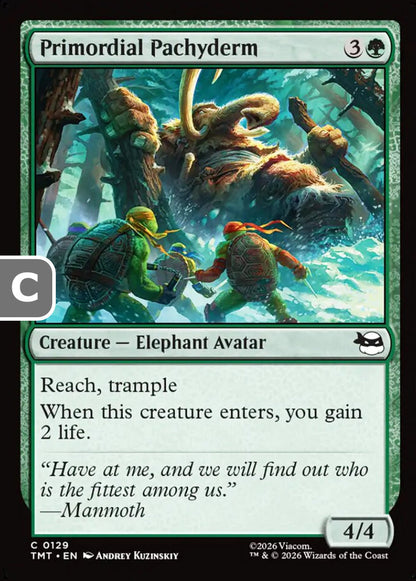 Primordial Pachyderm TMT Creature Elephant Avatar NM