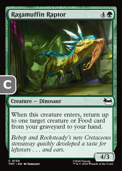Ragamuffin Raptor TMT Creature Dinosaur NM