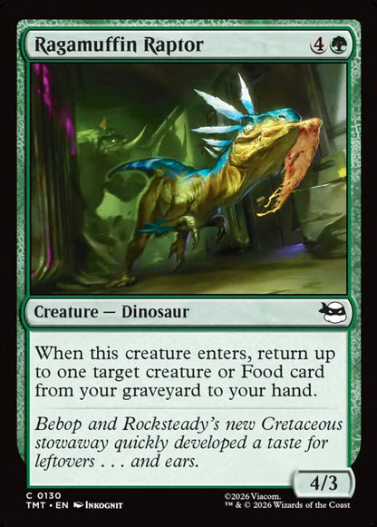 Ragamuffin Raptor TMT Creature Dinosaur NM