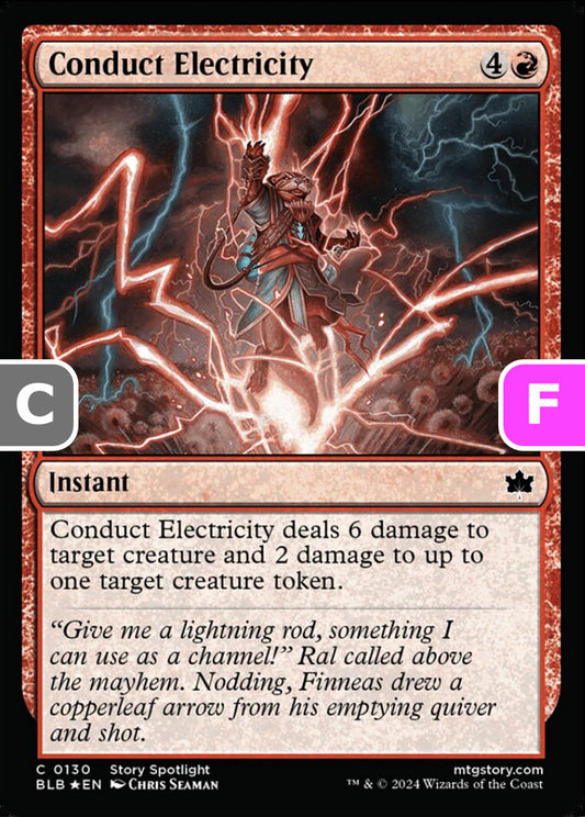 Conduct Electricity BLB Instant  *Foil* NM
