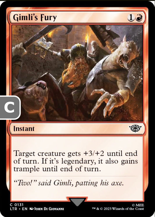 Gimli's Fury LTR Instant  NM