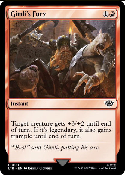Gimli's Fury LTR Instant  NM