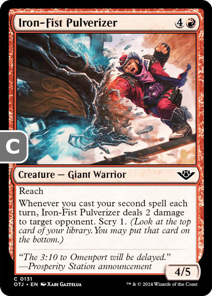 Iron-Fist Pulverizer Creature Giant Warrior NM