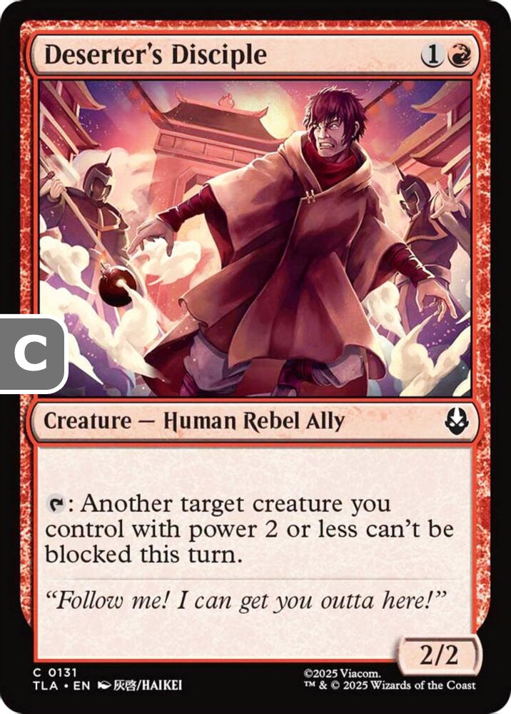 Deserter's Disciple TLA Creature Human Rebel Ally NM