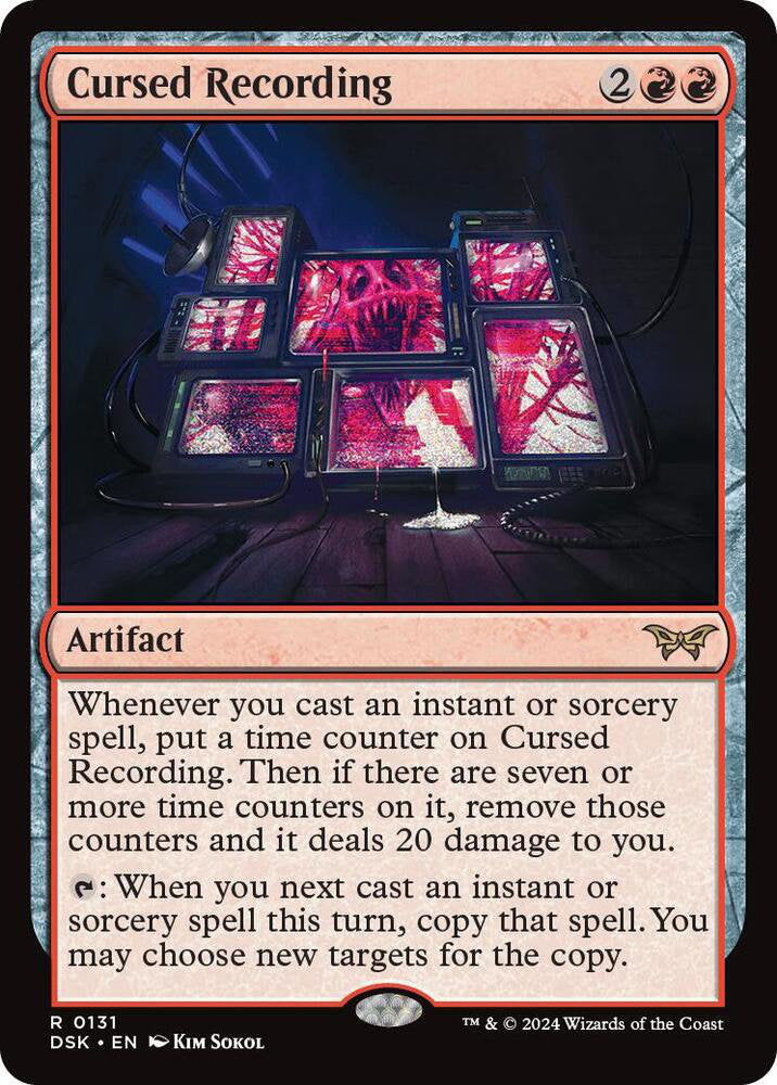 Cursed Recording DSK Artifact  NM