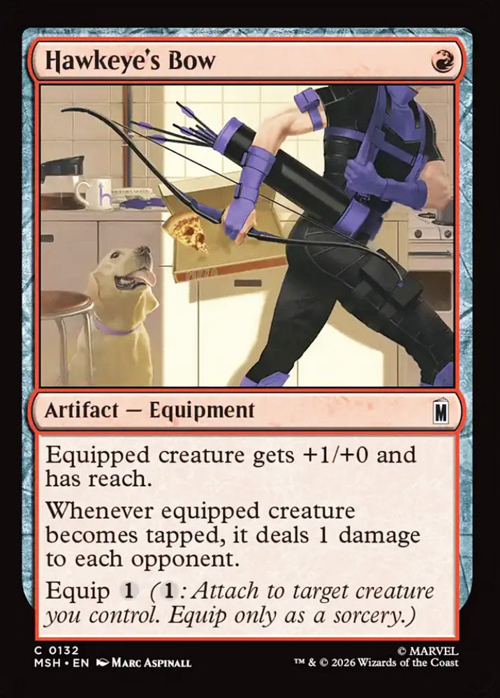 Hawkeye's Bow MSH Artifact Equipment NM