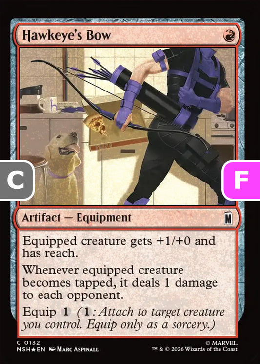 Hawkeye's Bow MSH Artifact Equipment *Foil* NM