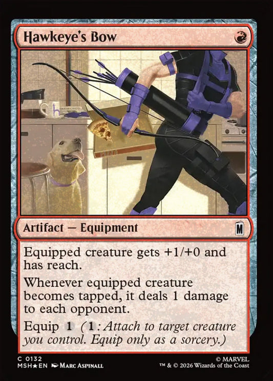 Hawkeye's Bow MSH Artifact Equipment *Foil* NM