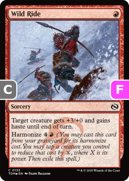 Wild Ride TDM Sorcery  *Foil* NM