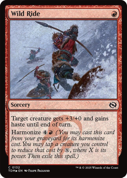 Wild Ride TDM Sorcery  *Foil* NM