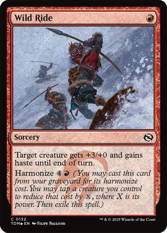 Wild Ride TDM Sorcery  *Foil* NM
