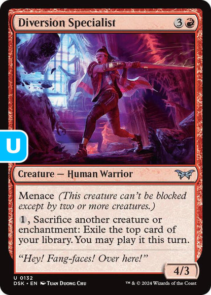 Diversion Specialist DSK Creature Human Warrior NM