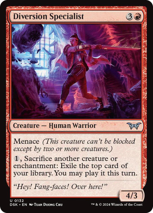 Diversion Specialist DSK Creature Human Warrior NM