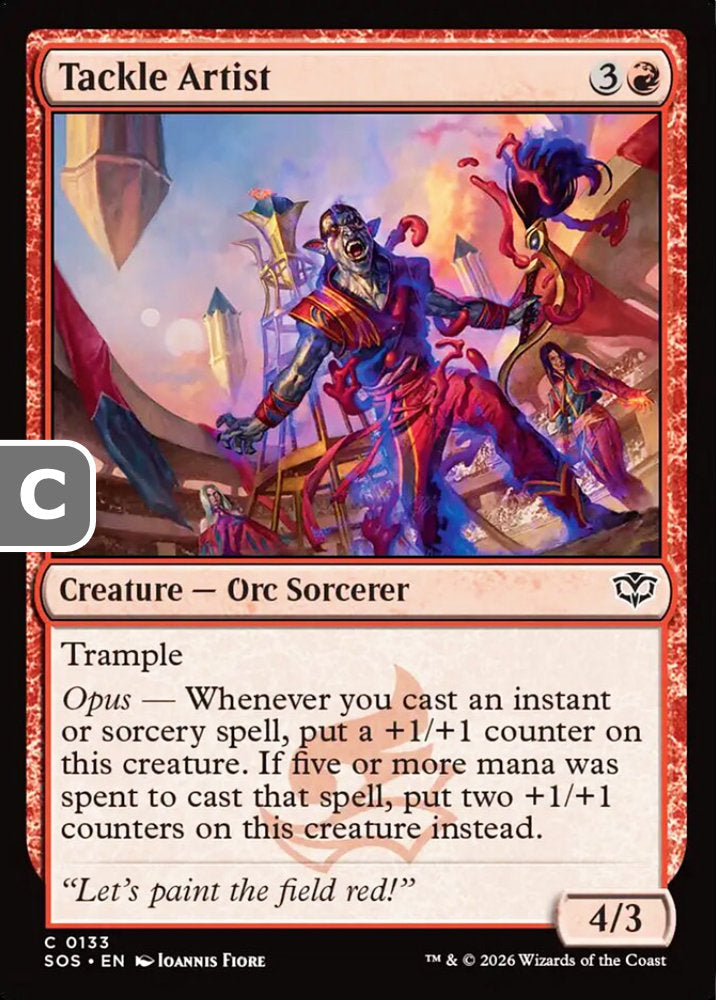 Tackle Artist SOS Creature  Orc Sorcerer NM