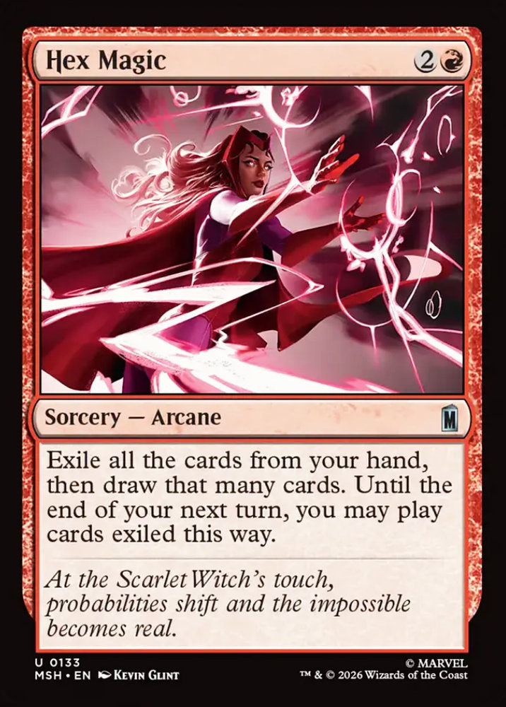 Hex Magic MSH Sorcery Arcane NM