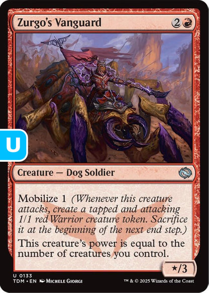 Zurgo's Vanguard TDM Creature Dog Soldier NM