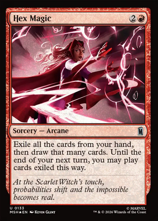 Hex Magic MSH Sorcery Arcane *Foil* NM