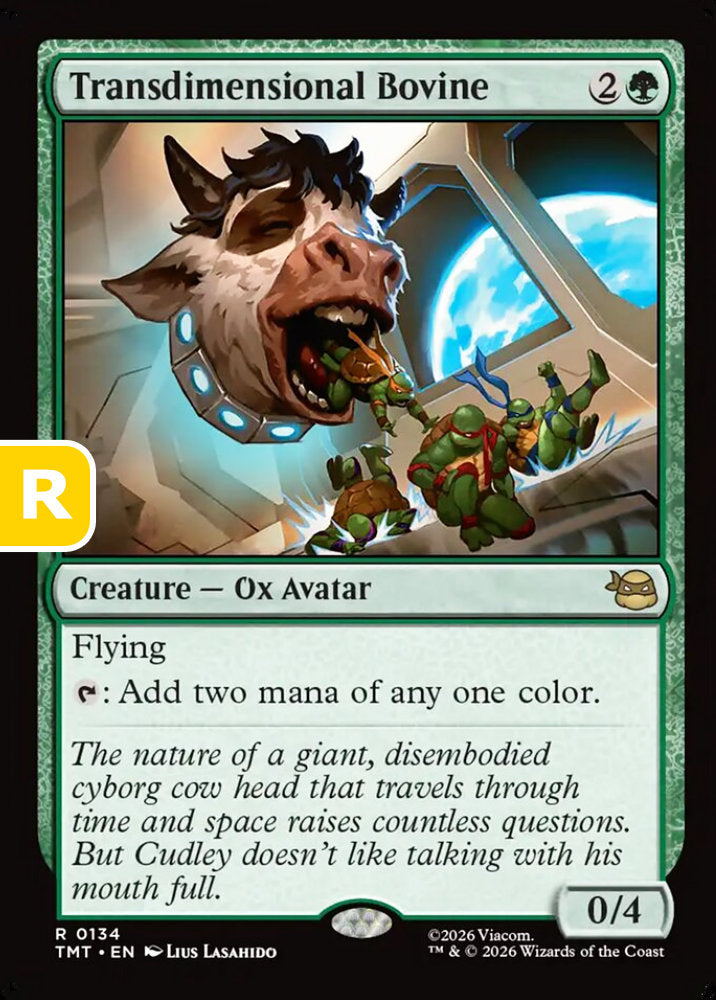 Transdimensional Bovine TMT Creature Ox Avatar NM