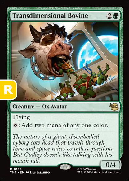 Transdimensional Bovine TMT Creature Ox Avatar NM