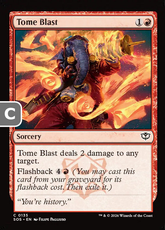 Tome Blast SOS Sorcery  NM