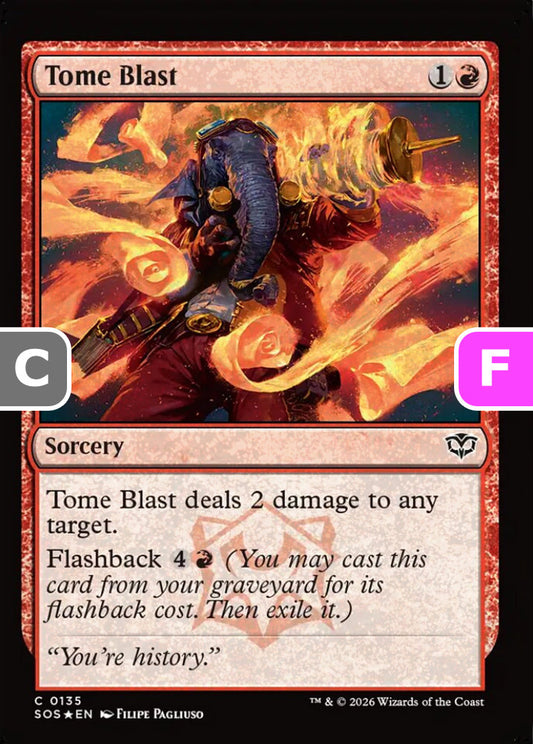 Tome Blast SOS Sorcery  *Foil* NM