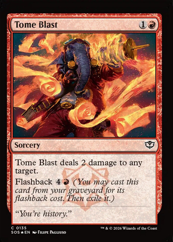 Tome Blast SOS Sorcery  *Foil* NM