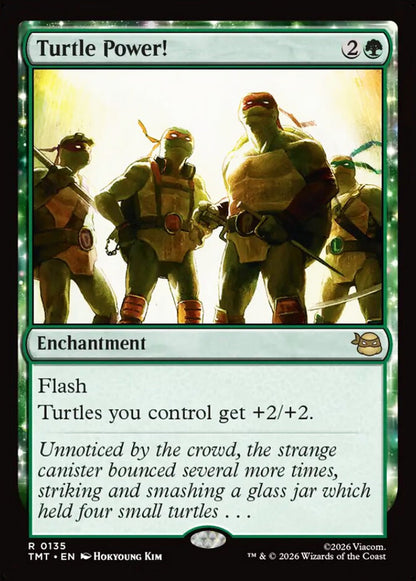 Turtle Power! TMT Enchantment  NM