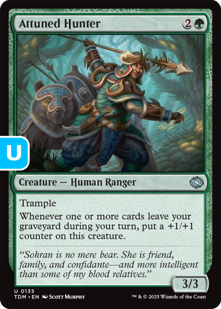 Attuned Hunter TDM Creature Human Ranger NM