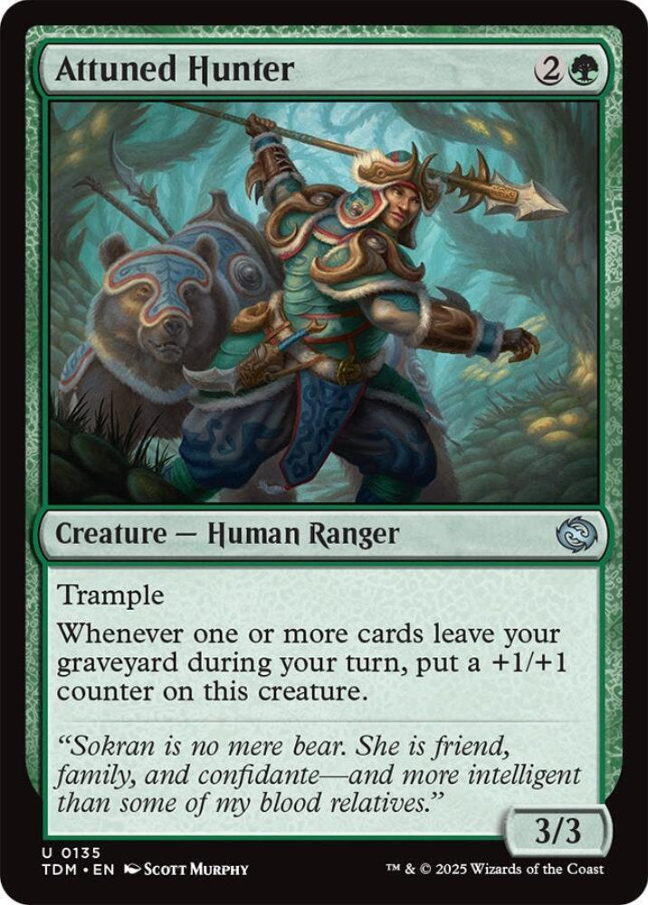 Attuned Hunter TDM Creature Human Ranger NM