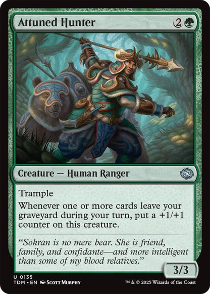 Attuned Hunter TDM Creature Human Ranger NM
