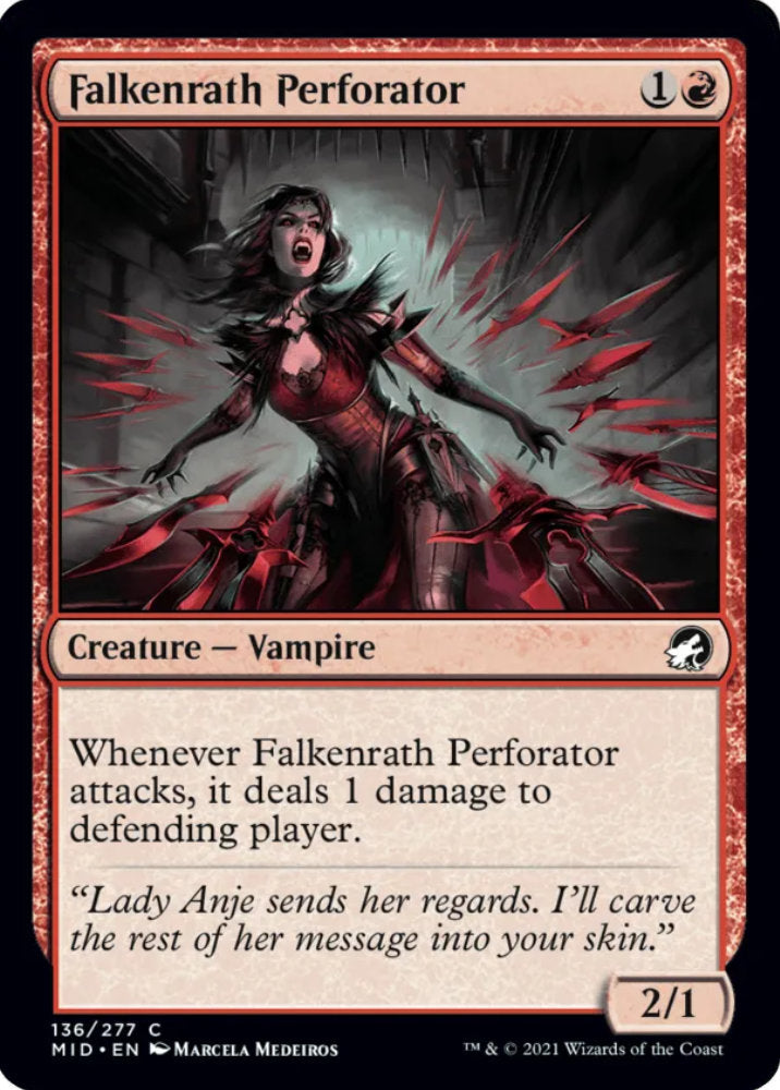 Falkenrath Perforator MID Creature Vampire NM