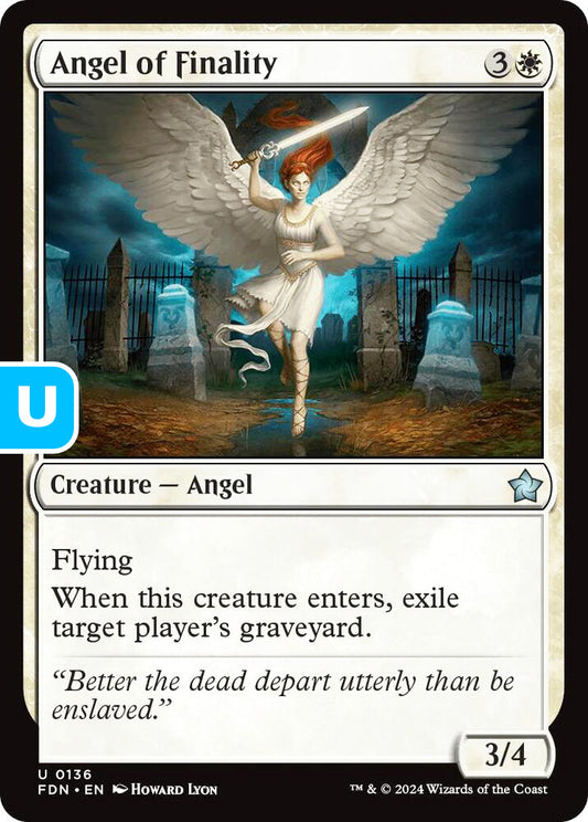 Angel of Finality FDN Creature Angel NM