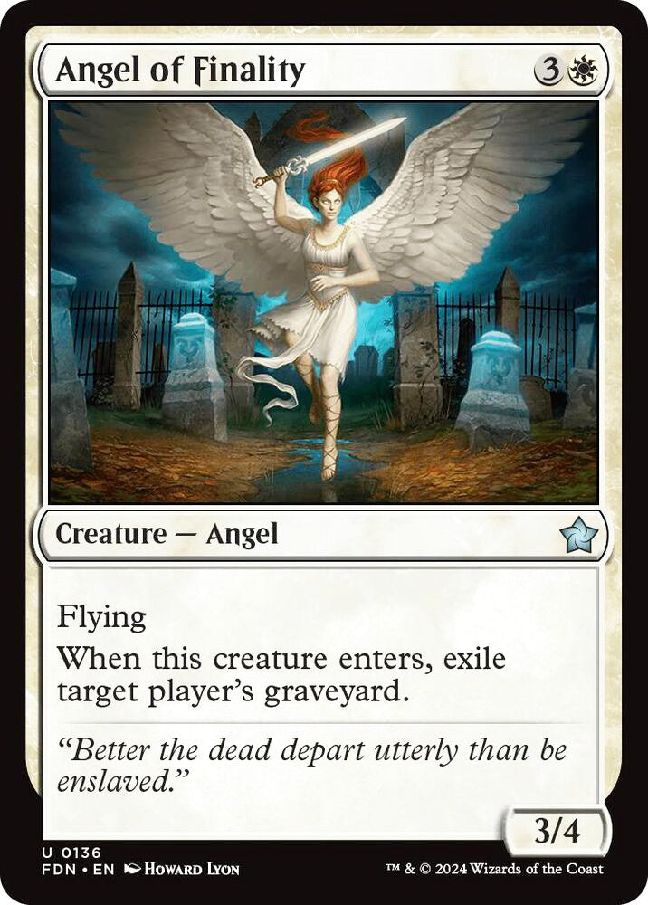 Angel of Finality FDN Creature Angel NM