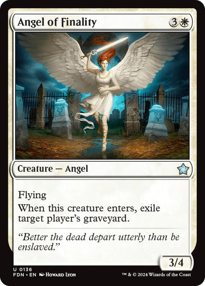 Angel of Finality FDN Creature Angel NM
