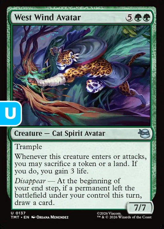 West Wind Avatar TMT Creature Cat Spirit Avatar NM