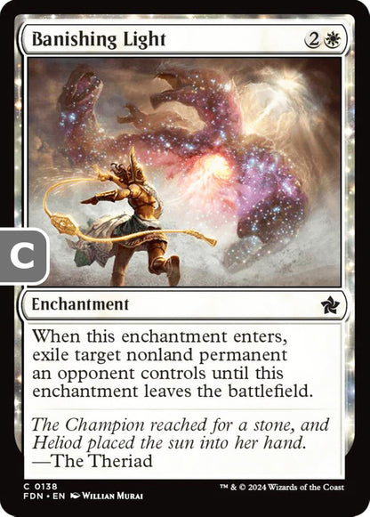 Banishing Light FDN Enchantment  NM