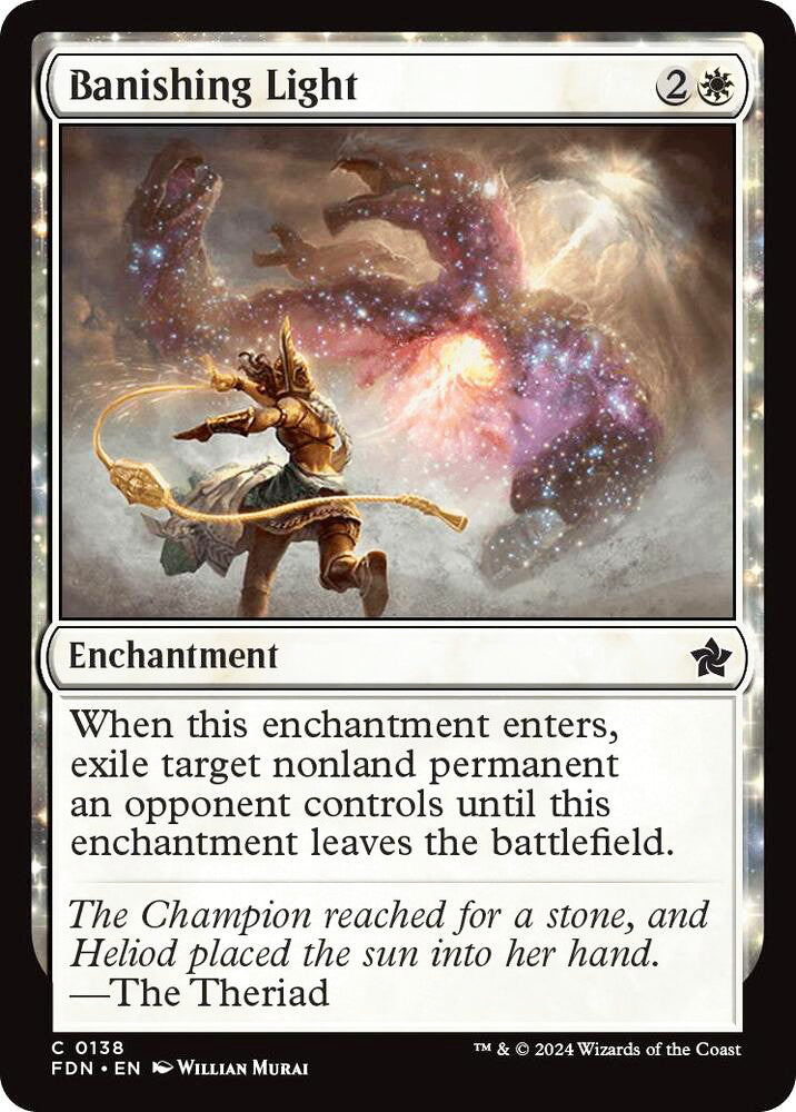 Banishing Light FDN Enchantment  NM